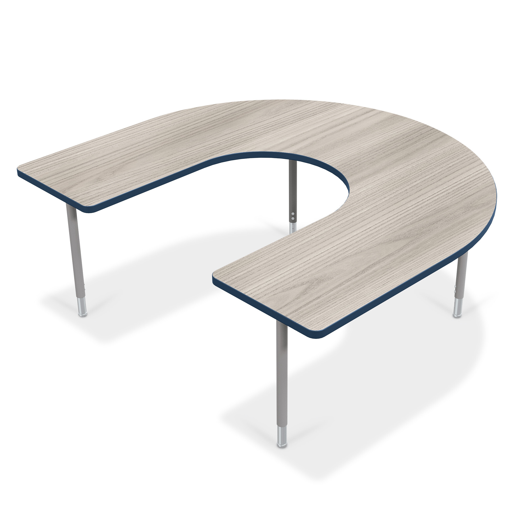 Horseshoe shaped school table by MooreCo