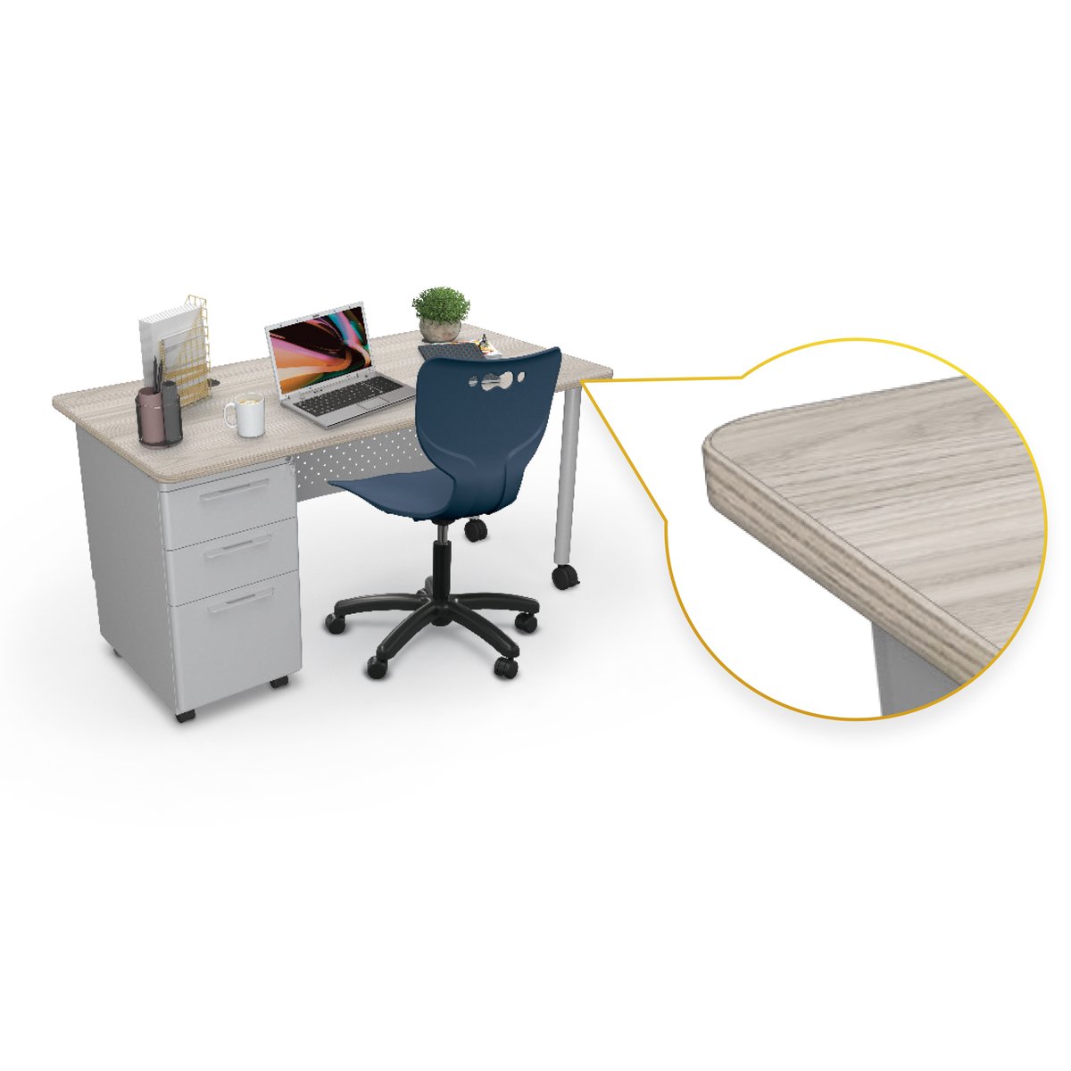 MooreCo Teacher Desk