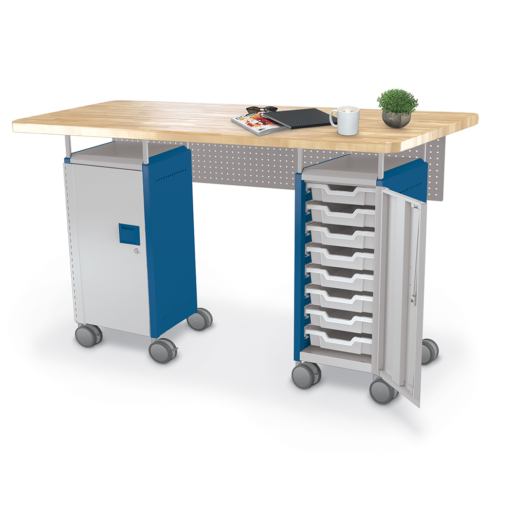 Compass Mobile Teacher Desk by MooreCo