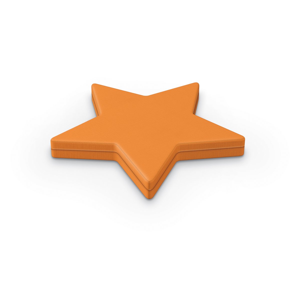 Star shaped all foam soft seating floor pad