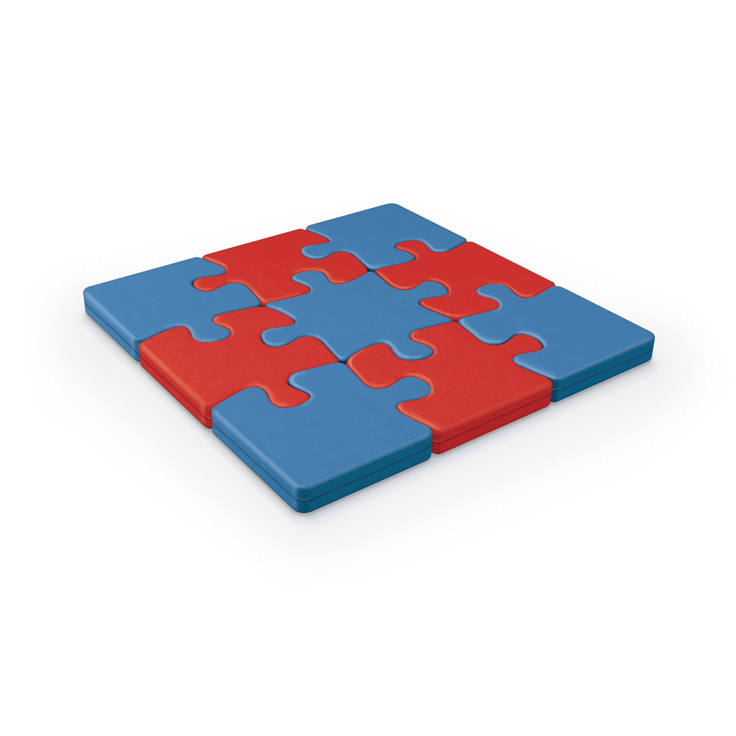 Puzzle piece set all foam soft seating floor pads