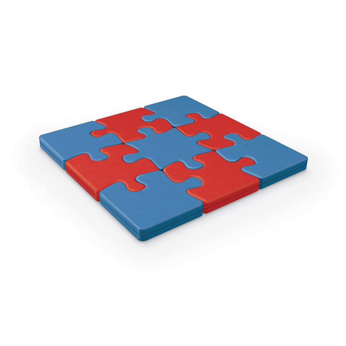 Puzzle piece set all foam soft seating floor pads