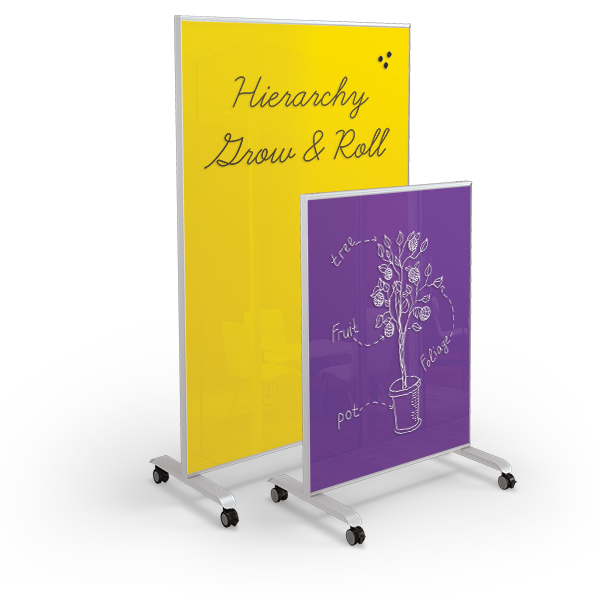 MooreCo glass whiteboard 